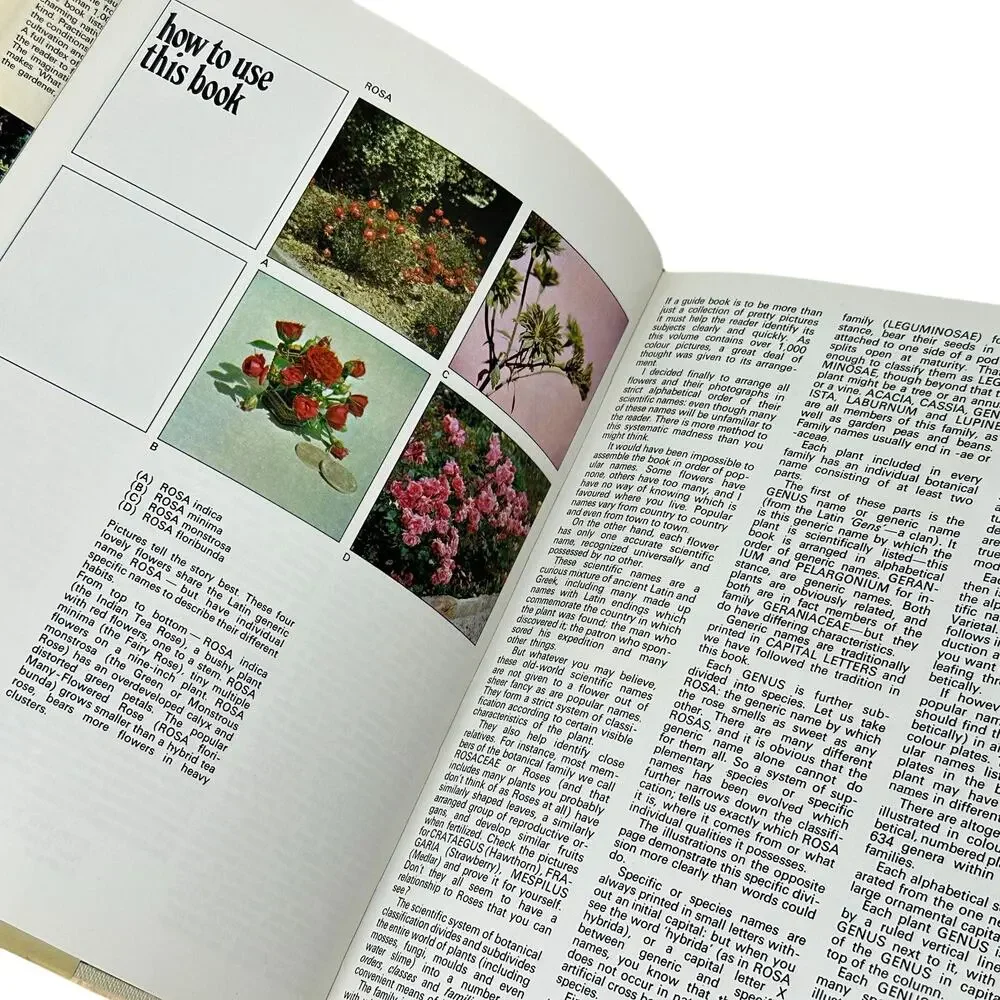What Flower Is That? Stirling Macoboy 1973 Hardcover Photography Flower ID Book